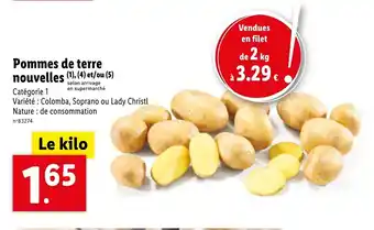 Lidl Pommes de terre nouvelles (1), (4) et/ou (5) offre