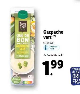 Lidl GAZPACHO VERT offre