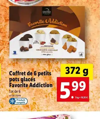 Lidl Coffret de 6 petits pots glacés offre