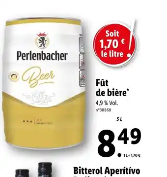 Lidl Fût de bière* offre