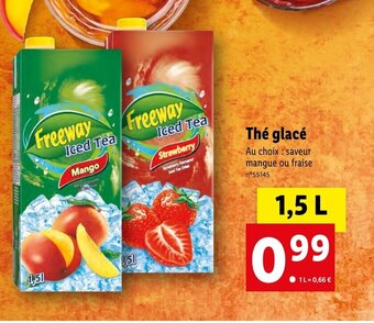 Lidl Thé glacé offre