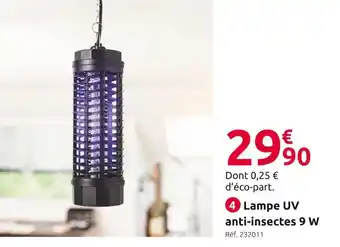 Mr Bricolage Lampe uv anti-insectes offre