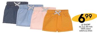Stokomani Mes petits cailloux le short offre
