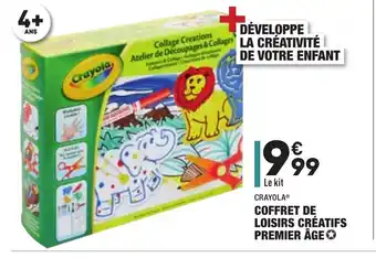 ALDI Coffret de Loisirs Créatifs Premier Âge offre