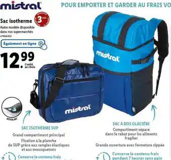 Lidl Sac isotherme 3 offre