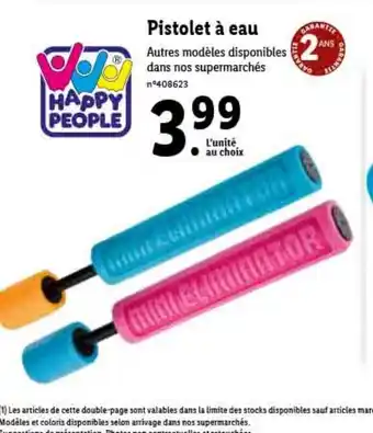 Lidl Pistolet à eau Autres modèles disponibles 2 offre