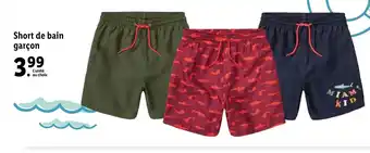 Lidl Short de bain garçon offre