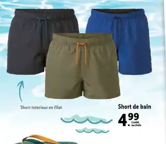 Lidl Short intérieur en filet offre