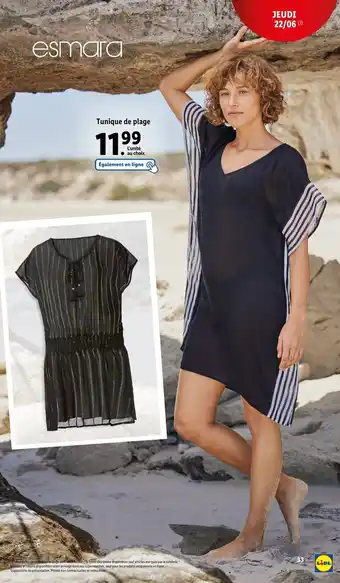 Lidl Tunique de plage offre