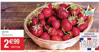 Cora x Carrefour Fraise ronde cat.1 offre
