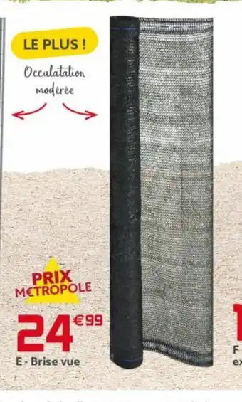 Gifi E-Brise vue offre
