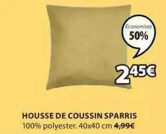 JYSK Housse De Coussin Sparris offre
