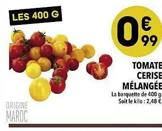 Supeco Tomate Cerise Mélangée offre