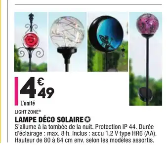 ALDI Lampe Déco Solaire offre