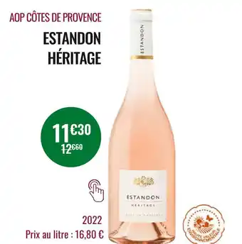 Nicolas Estandon aop côtes de provence 2022 offre