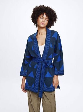 Gilet en maille jacquard gilet en maille jacquard