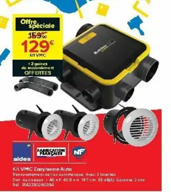 Castorama Kit VMC easyhome auto offre