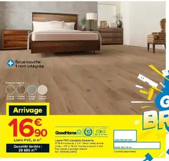 Castorama Lame PVC clipsable concerto offre