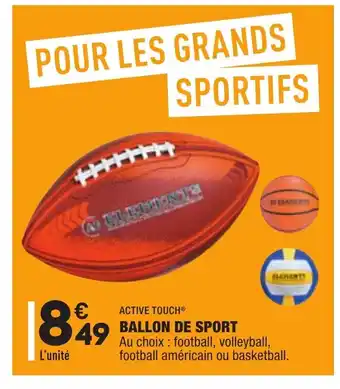 ALDI Ballon de Sport offre