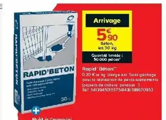 Castorama Rapid béton offre