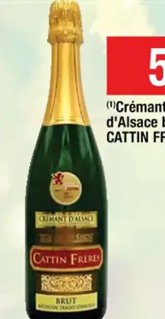 Cora x Carrefour (¹)Crémant d'Alsace brut CATTIN FRÈRES offre