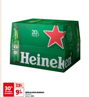 Auchan BIÈRE BLONDE HEINEKEN offre