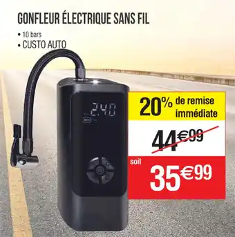 Cora x Carrefour GONFLEUR ÉLECTRIQUE SANS FIL offre