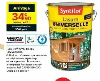 Castorama Lasure offre