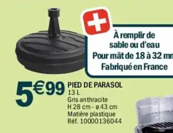 La Foir'Fouille PIED DE PARASOL offre