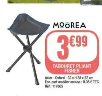 La Foir'Fouille TABOURET PLIANT FISHER offre