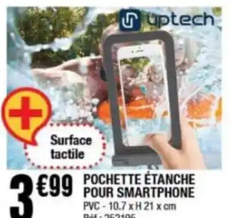 POUR SMARTPHONE PVC -10.7 x H 21 x cm Réf: 252195