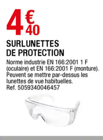 Surlunettes de protection