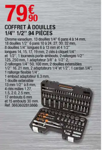 Brico Dépôt Coffret à douilles offre