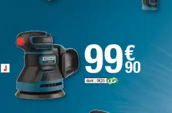 Brico Dépôt Ponceuse excentrique brushless sans fil 18 v offre