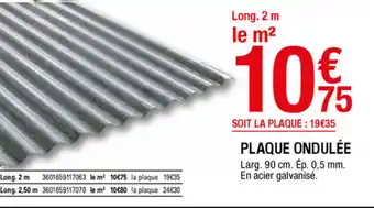 Brico Dépôt Plaque ondulée offre