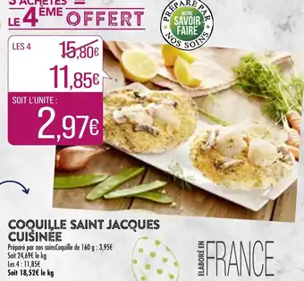 Coquille Saint Jacques Cuisinée