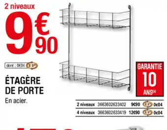 Brico Dépôt Étagère de porte offre