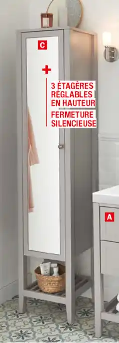 Brico Dépôt Colonne avec miroir offre