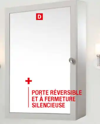 Brico Dépôt Armoire murale miroir offre