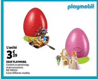 Auchan œuf Playmobil offre