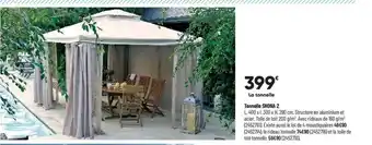 Bricorama Tonnelle Shona 2 offre