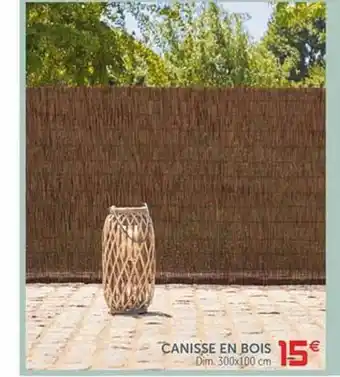 Gifi Canisse En Bois offre