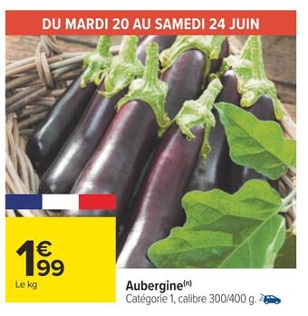 Carrefour Aubergine offre