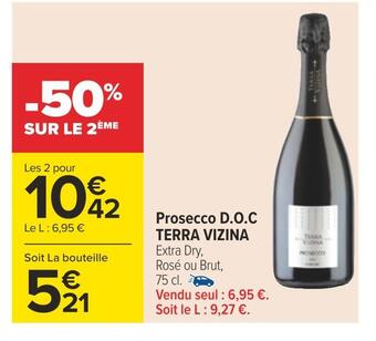 Carrefour Terra vizina prosecco d.o.c offre