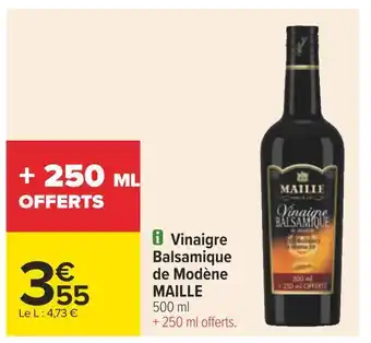 Carrefour Maille vinaigre balsamique de modène offre