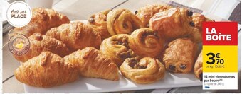 15 mini viennoiseries pur beurre