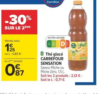 Carrefour Carrefour sensation thé glacé offre