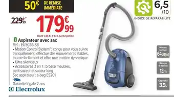 Carrefour Electrolux aspirateur avec sac offre