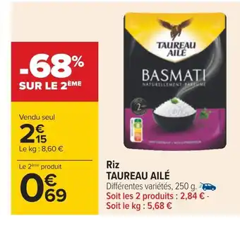 Carrefour Taureau ailé riz offre