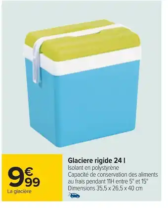 Carrefour Glaciere rigide 24 l offre